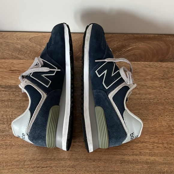New Balance Navy Blue 574 Sneakers - Picture 4 of 8